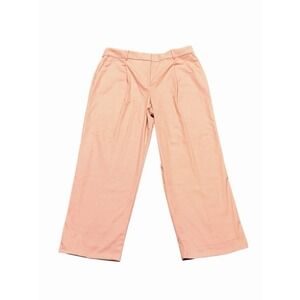 NWT LOFT The Peyton Trouser Coral Pink Pleated Petite Pants Size 18P